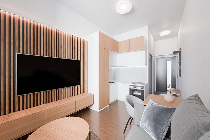 Prodej bytu 1+kk 16 m², Kolmá, Praha-Vysočany